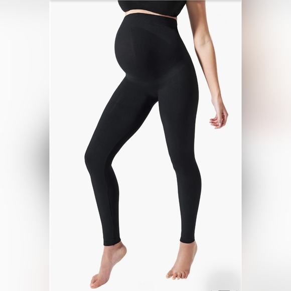 BLANQI Pants - Blanqi Everyday Maternity Belly Support Leggings Black Travel Comfy sz M